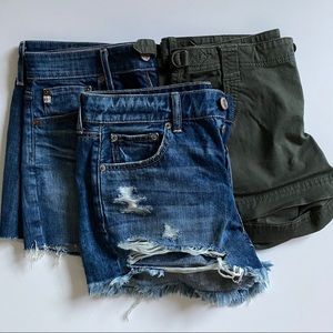 Bundle of AG, AE + Athleta Shorts